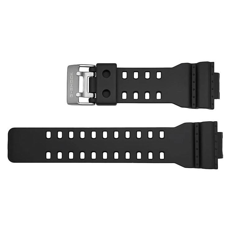 Cinturino Originale Casio 22 Mm Nero Per Orologi Serie W-213 E AQ-180W, Fibbia Nera