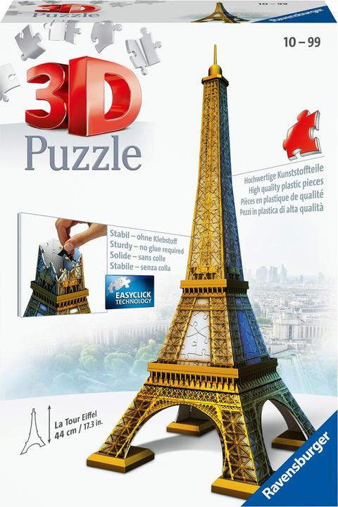 Image du produit Ravensburger Tour Eiffel 3D (216 pièces)