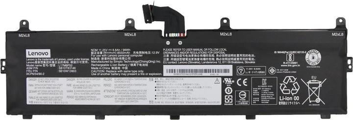 Lenovo Intern, 6c, 99Wh, LiIon, SMP (6 Cellen, 8800 mAh)