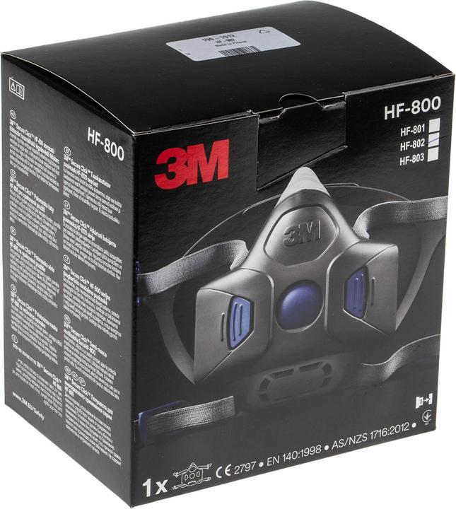 Produktbild 3M Secure Click Half Mask Reusable Respi (Keine offizielle Schutzklasse, 1 x)