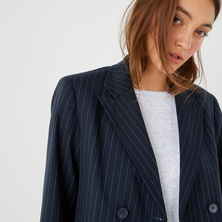 Actual product image La Redoute Collections Tailored blazer with pinstripes (42)