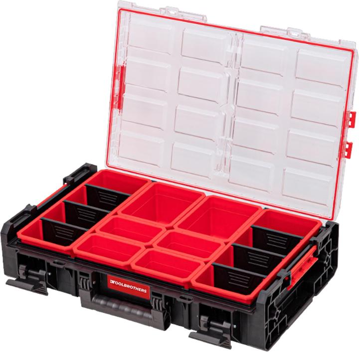 Tool Brothers Toolbrothers RHINO XXL Organiser ECO Altezza Scatole XL 582 x 387 x 131 mm 13,5 l IP66 con 6