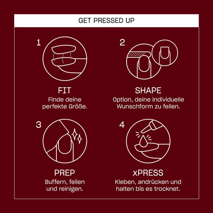Immagine prodotto OPI Xpress/On Nail Art (Unghie artificiali, Rosso)