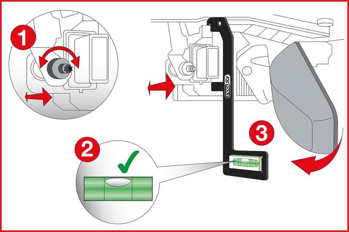 Image du produit KS Tools 1402153 Parkassistant camera adjustment tool for Volvo