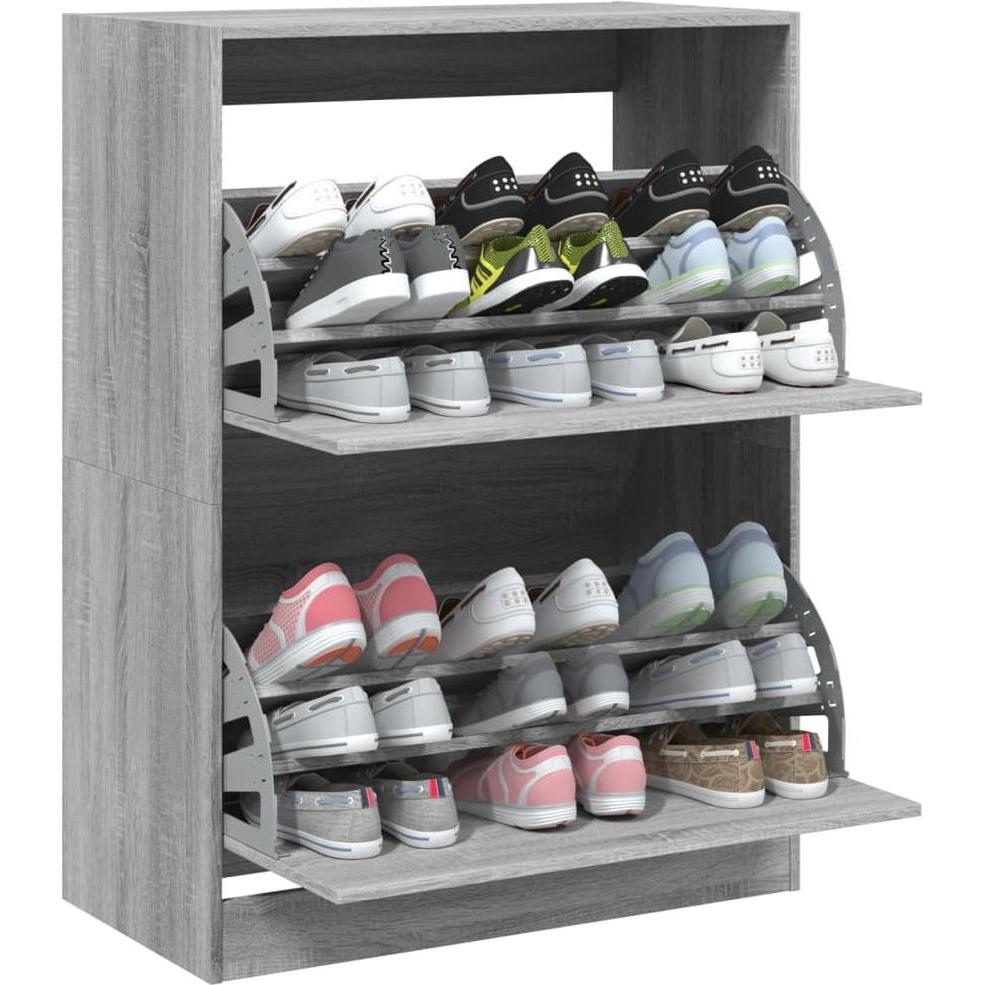 Thumbnail - VidaXL, Schuhschrank, Nalani (80 x 42 x 108 cm)