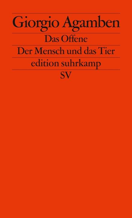 Produktbild Das Offene (Deutsch, Giorgio Agamben, 2014)