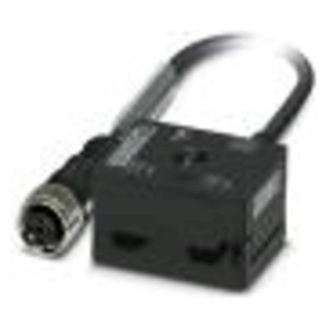 Phoenix Contact 1407575 Sensor-/Aktor-Verteiler und Adapter 1 m Polzahl: 4 1 St., Elektronikkabel + Stecker, Schwarz