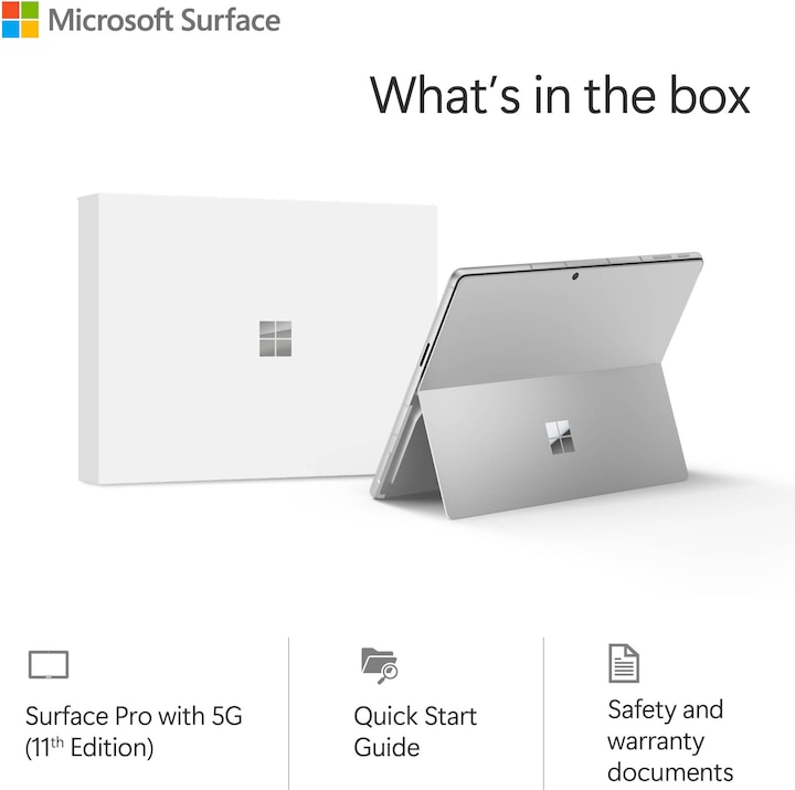 Produktbild Microsoft Surface Pro – Copilot+ PC – 11. Edition - 5G (Netzteil separat erhältlich) (13", Snapdragon X Plus X1P-64-100, 16 GB, 256 GB, Ohne Tastaturlayout)