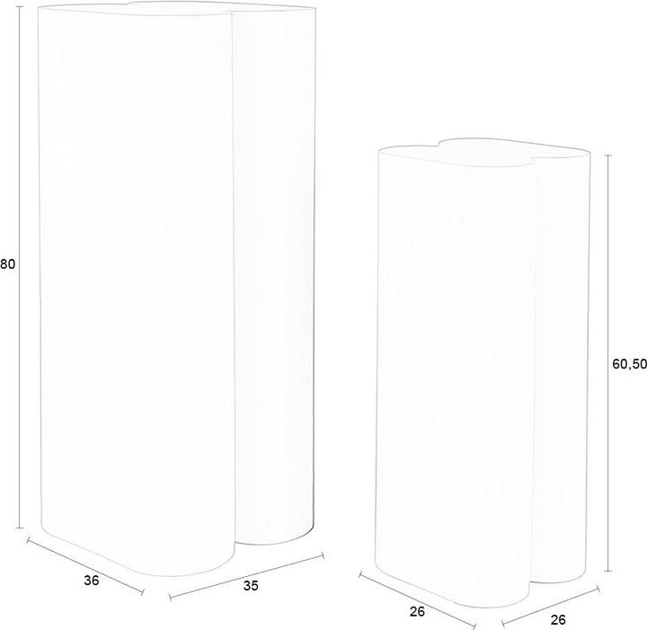 Produktbild Zuiver Shape Plant Stand (Set of 2)