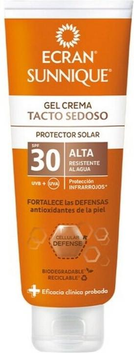 Ecran SUNNIQUE gel crema tacto seda SPF30 250 ml (Crème solaire, SPF 30, 250 ml)