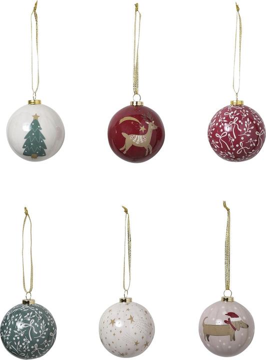 Vertbaudet Set aus 6 Weihnachtskugeln 3D (6x)