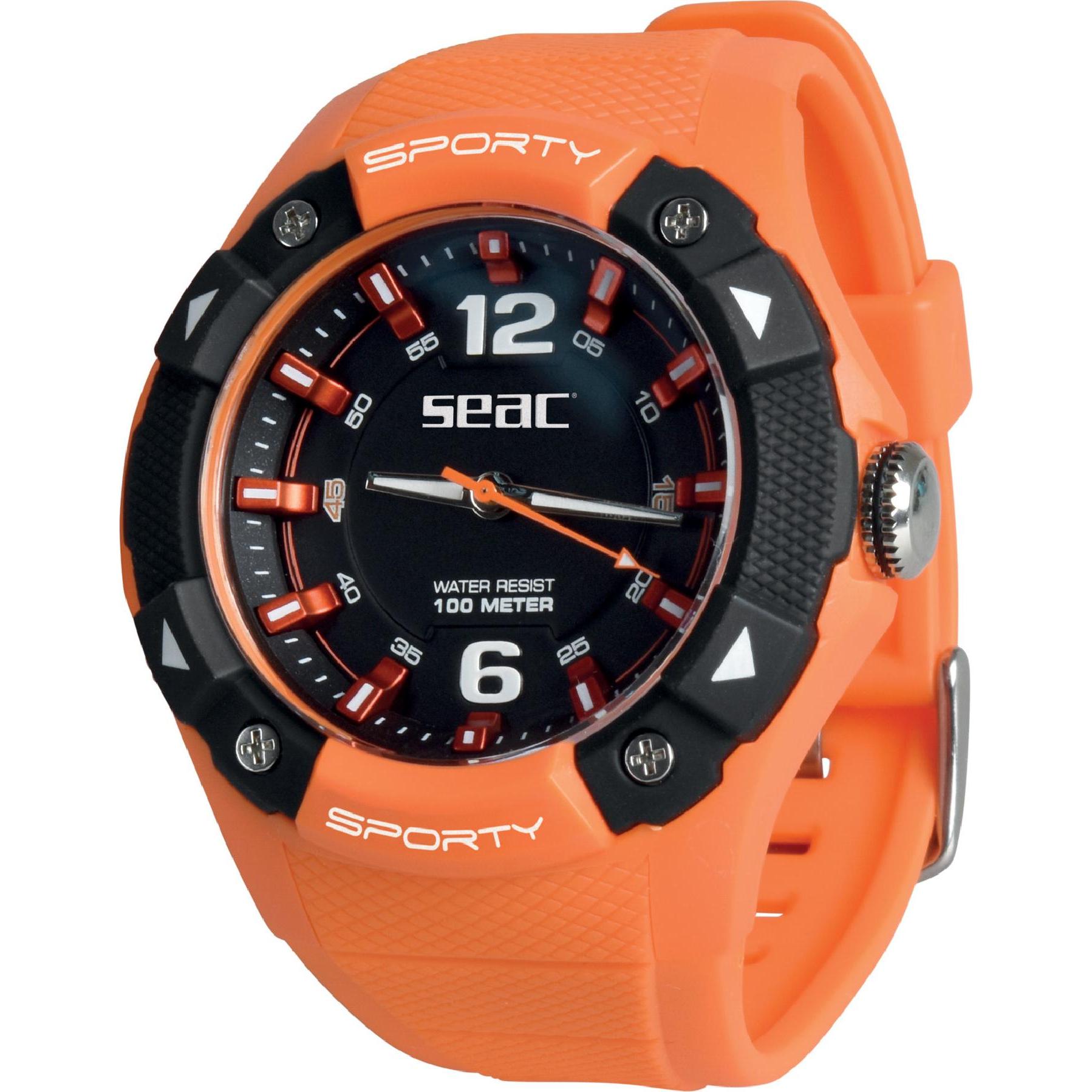 Seac, Armbanduhr, Uhr Sporty, Orange, (Sportuhr)