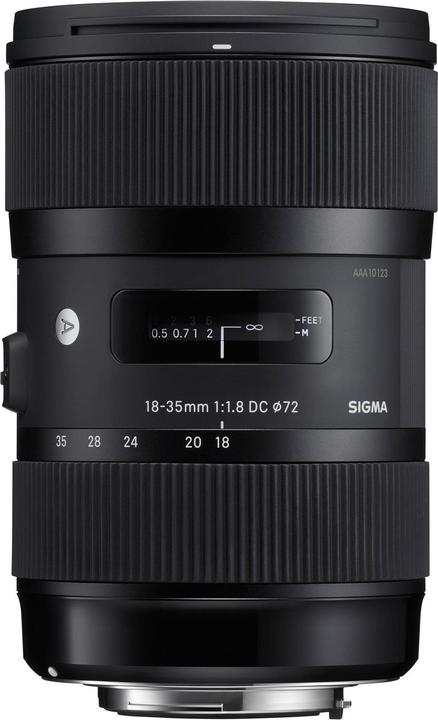 Produktbild Sigma 18-35mm, f/1.8 DC HSM ART, Canon EF-S (Canon EF-S, APS-C / DX)