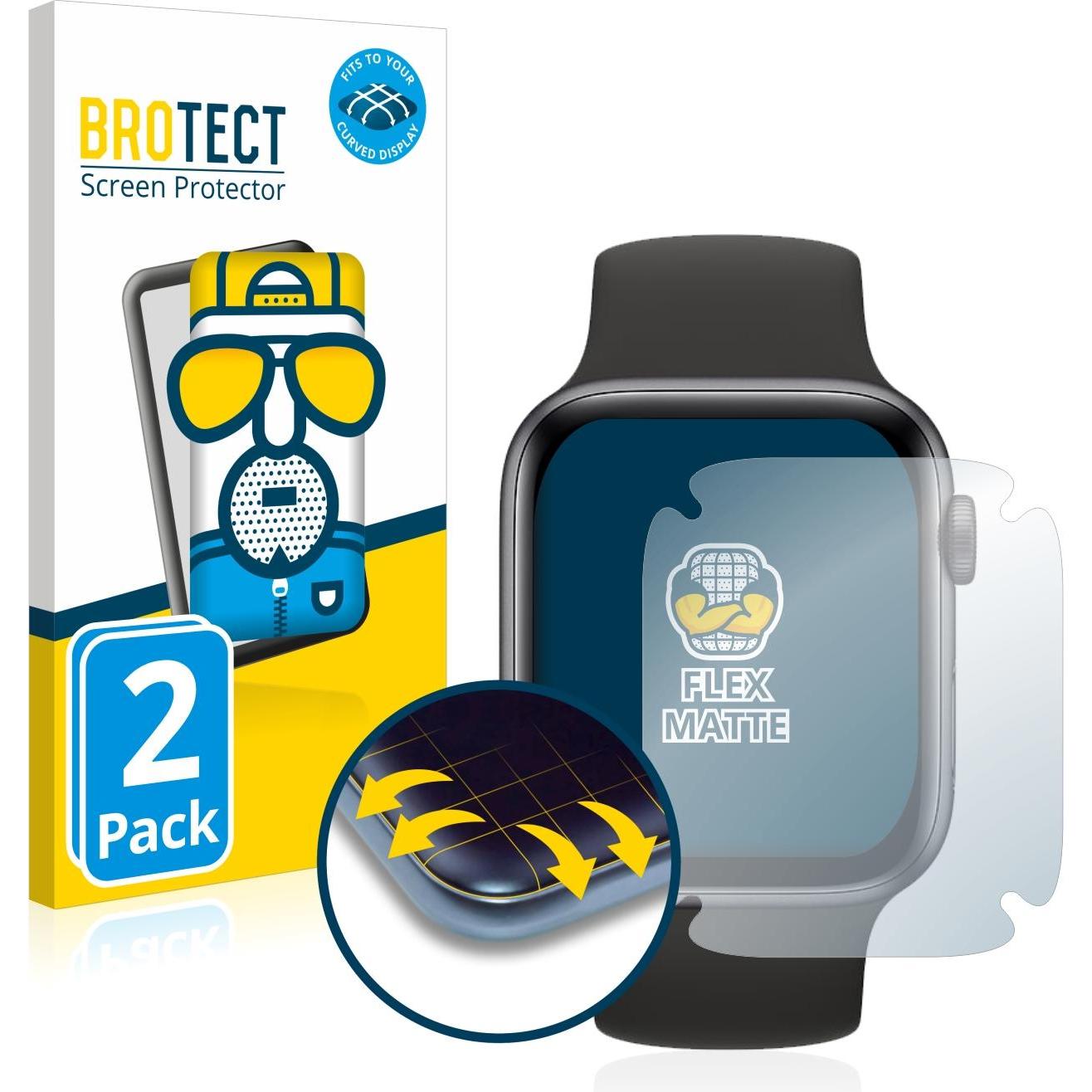 Thumbnail - BROTECT Full-Cover Displayschutz Matt, Smartwatch Schutzfolie, Grau
