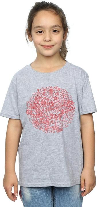 Produktbild Star Wars Christmas Death Star TShirt Mädchen (128)