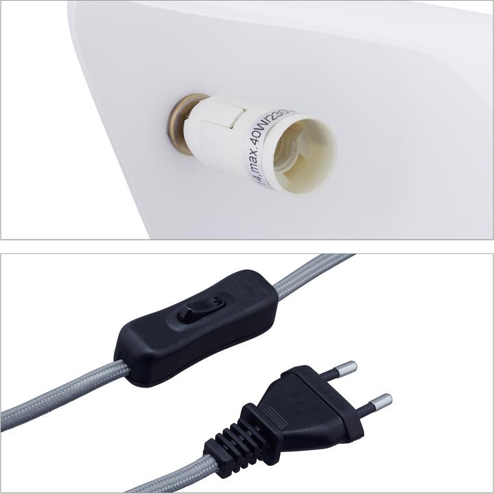 Image du produit Relaxdays Lampe de banquier (E14)