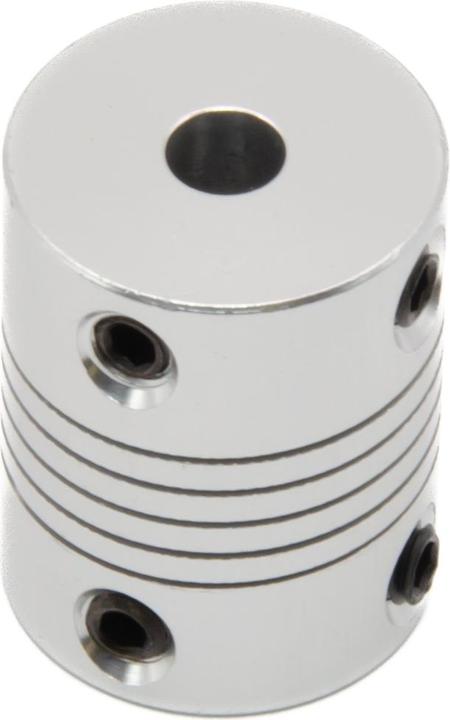 Image du produit Purecrea 5mm/5mm Accouplement flexible en aluminium avec goujons (Accessoire)