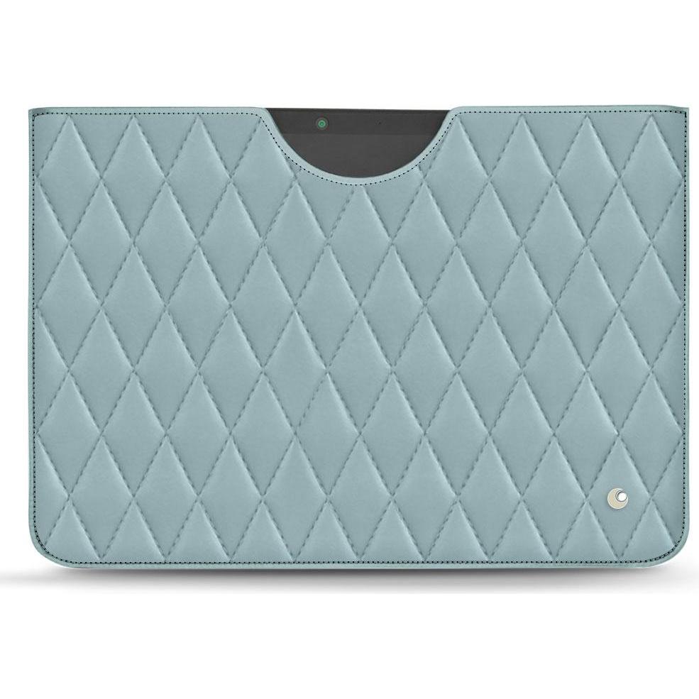 Noreve Lederschutzhülle (Microsoft Surface Pro X), Tablet Hülle, Blau