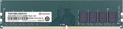 Immagine prodotto Transcend DIMM DDR4 2133Mhz 4GB Non-ECC SRx8 1.2V CL15 (1 x 8GB, 2133 MHz, DDR4-RAM, DIMM)