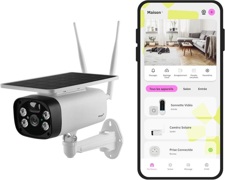 Produktbild Omajin Netzwerkkamera OMA-OSC-01-EU Solar/Akku/HD/Alarmsystem (1920 x 1080 Pixels)