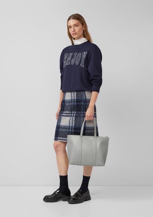 Produktbild s.Oliver Tasche Geräumiger Shopper aus Lederimitat in Kroko-Optik