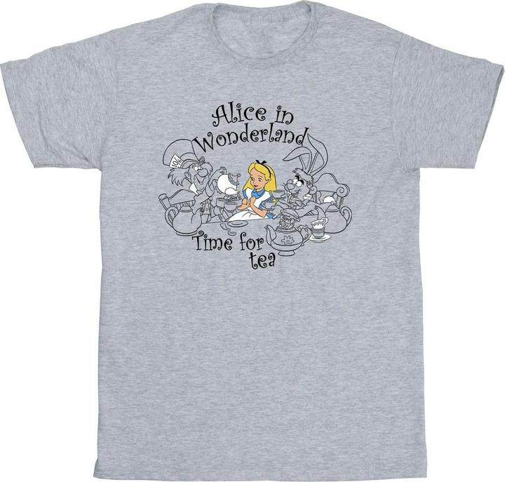 Immagine prodotto Disney Maglietta Uomo Alice In Wonderland Time For Tea (4XL)