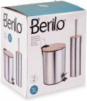 Produktbild Berilo 3l Bambus-Abfalleimer und Bambus-Toilettenbürsteng (3 l)