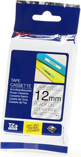 Produktbild Brother TZe-131 (1.20 cm, Schwarz, Transparent)