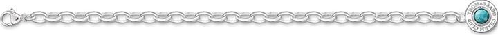 Immagine prodotto Thomas Sabo Bracciale turchese (19.50 cm, Argento)