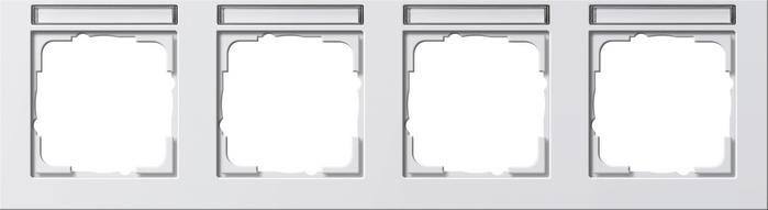 Actual product image Gira Cover frame 4f horizontal. BSF E2 109422