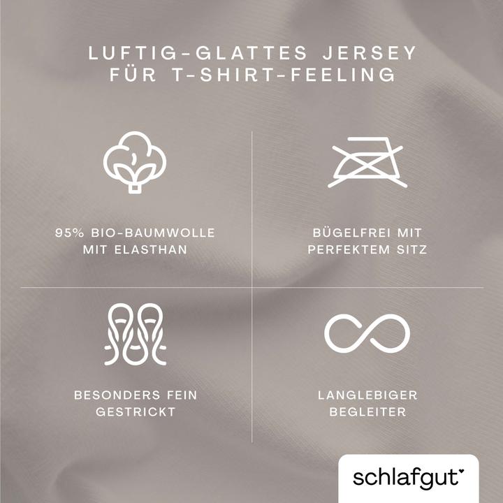 Produktbild schlafgut Knitted Jersey (Duvetbezug, 70 x 90 cm)