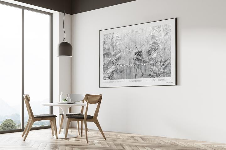 Immagine prodotto ChiCura Poster Graceful Groove CC2 (100 x 140 cm)