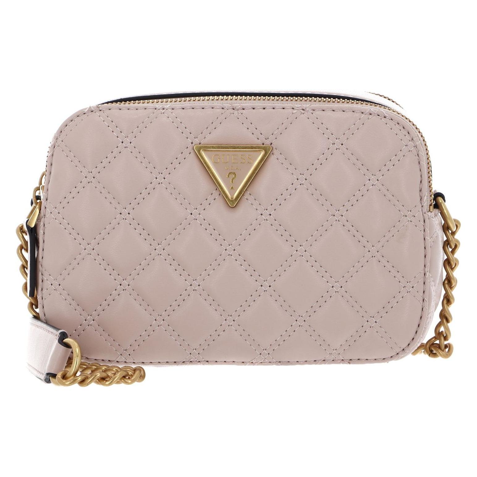 Guess, Damen, Handtasche, Giully Camera Bag, Beige, Rosa