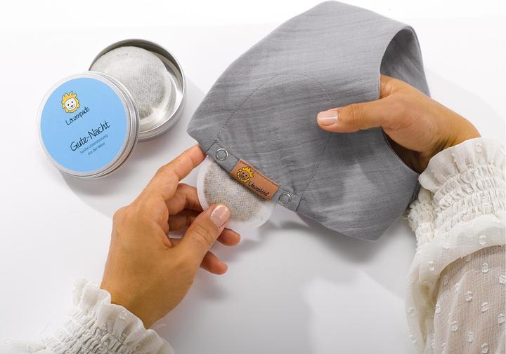 Image du produit Löwenkind Kräuterpads Dose Gute-Nacht 5 Stk.