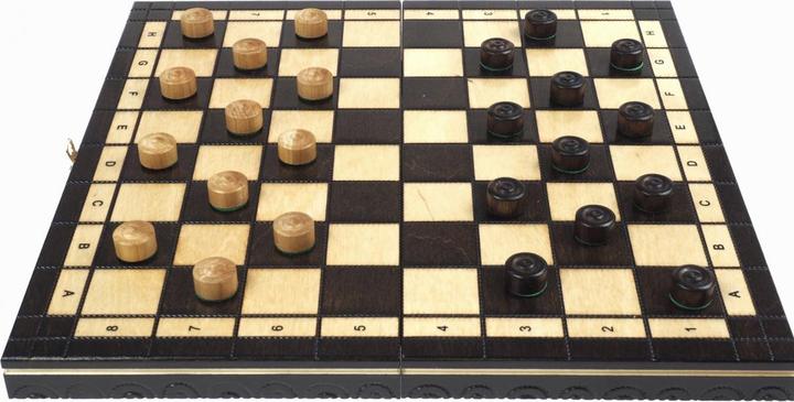 Produktbild Holzecke Schachbrett,,Damespiel“ Schachspiel Und Dame 2 In1