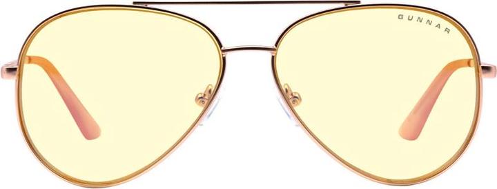 Image du produit Gunnar Lunettes d'ordinateur Maverick - Verre ambre, or rose