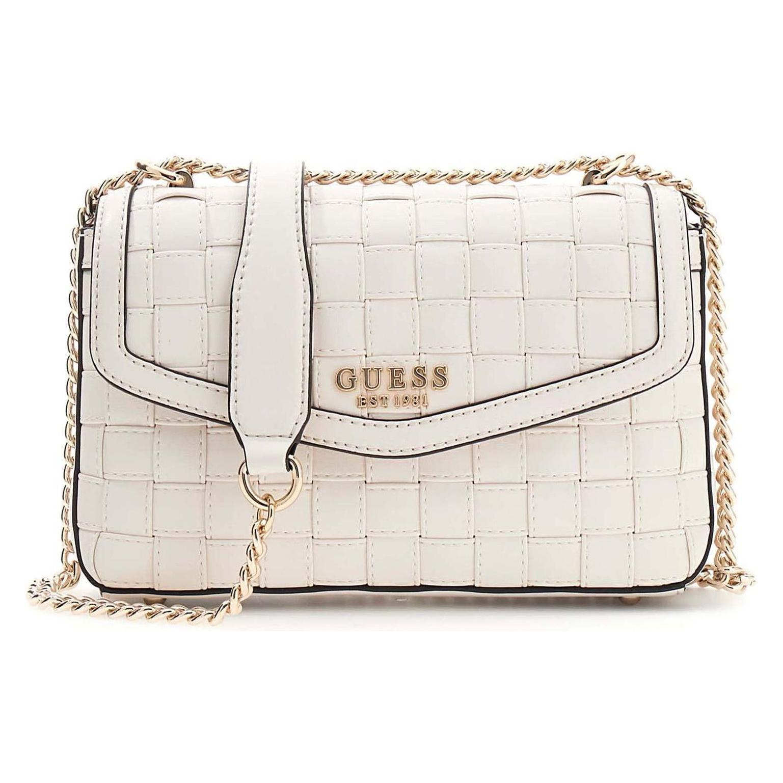 Guess, Damen, Handtasche, Sandy Convertible Xbody Flap Bag, Beige