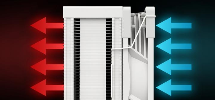 Produktbild Modecom Wentylator Chłodzenie powietrzne Volcano 0C T721 ARGB 120 białe (153 mm)