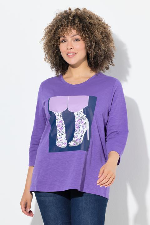 Produktbild Ulla Popken Shirt, Schuhe, Classic, Rundhalsausschnitt, 3/4-Arm (46, 48)