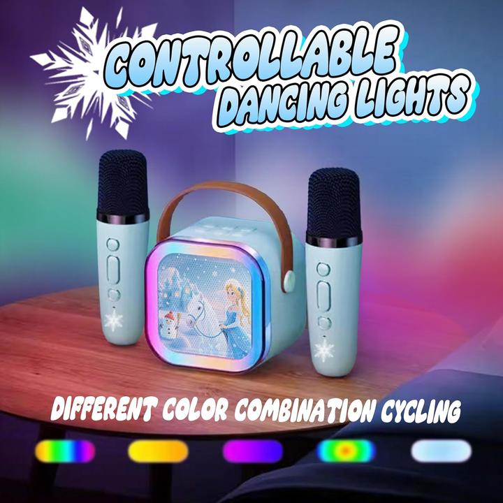 Produktbild GirliGlee Kinder-Karaokemaschine mit 2 Mikrofonen