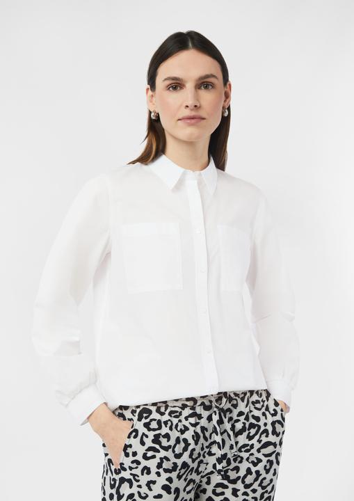 Actual product image Comma Bluse Lässige Hemdbluse mit Kontrast-Details (40)