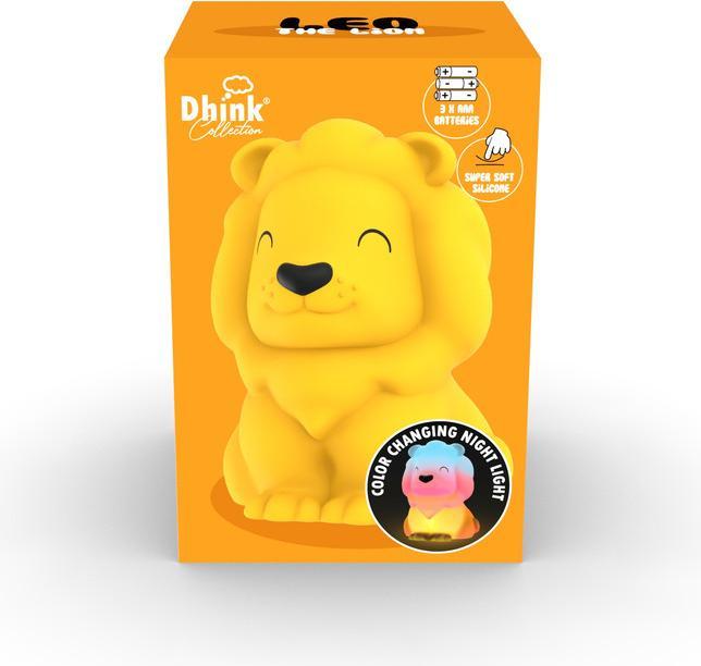 Image du produit Dhink Medium Nightlight Lion Leo Soft Touch