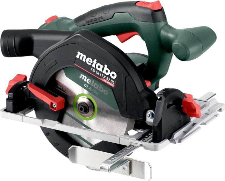 Immagine prodotto Metabo KS 18 LTX 57 BL Sega circolare portatile a batteria 18 V 57 mm + 1x batteria LiHD 5,5 Ah +