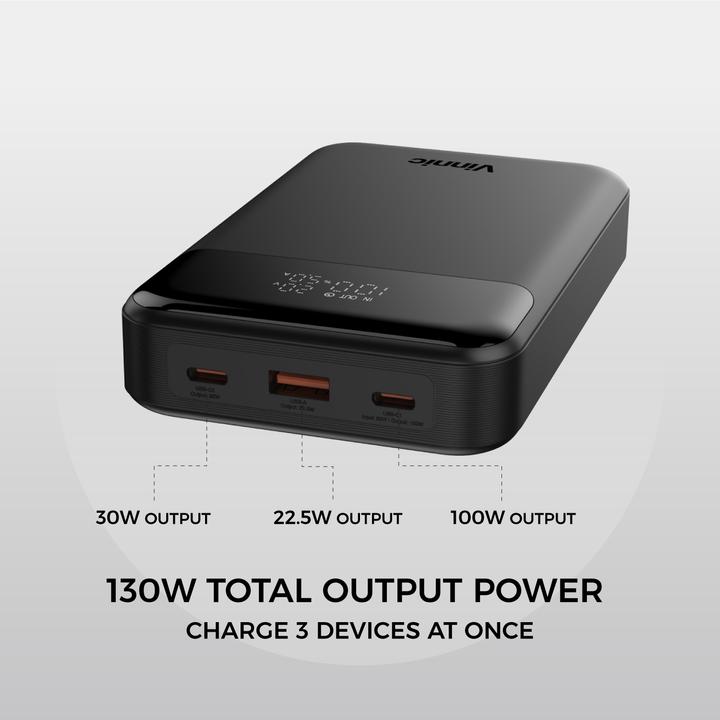 Image du produit Vinnic ANETO+ (20000 mAh, 130 W, 74 Wh)