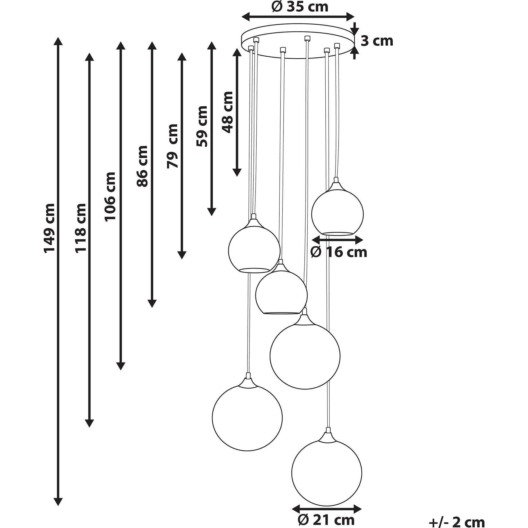 Thumbnail - Beliani, Pendelleuchte, Tooma