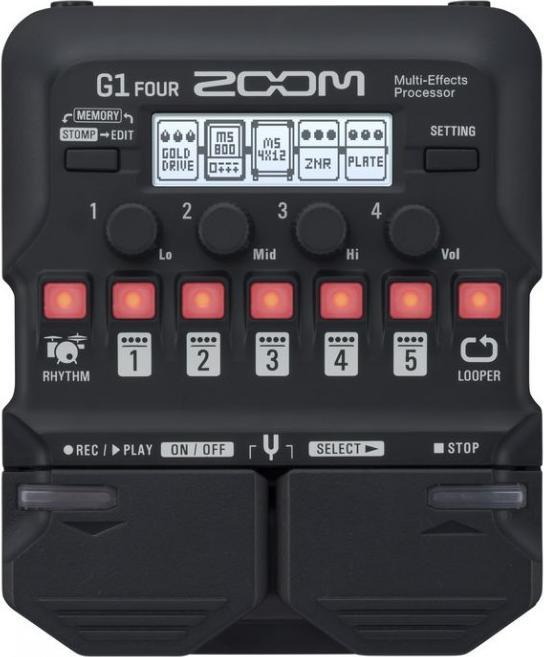 Immagine prodotto Zoom G1 FOUR/IFS Pedaliera Multieffetto Amp-Simulator per