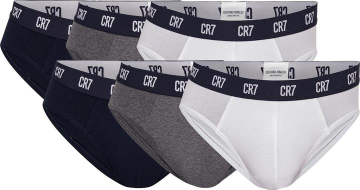 Produktbild CR7 Slip Casual Figurbetont Basic, Slip, 6-pack (L, 6er Pack)