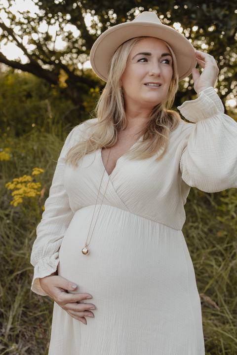 Immagine prodotto Proud MaMa Collana da gravidanza con palline Bola, Cloe/oro (Argento)