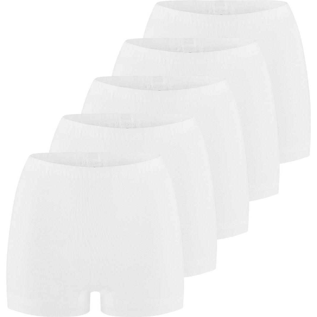 ESGE, Damen, Unterhosen, 5er-Pack Basic - Feinripp Pagenschlüpfer, Weiss, (44, 5er Pack)