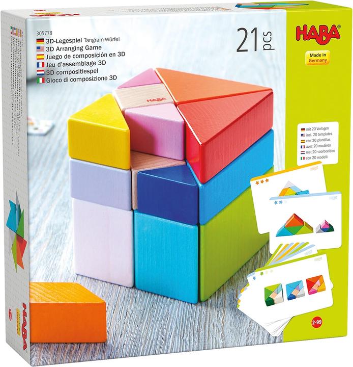 Haba 3D-compositiespel Tangram kubus